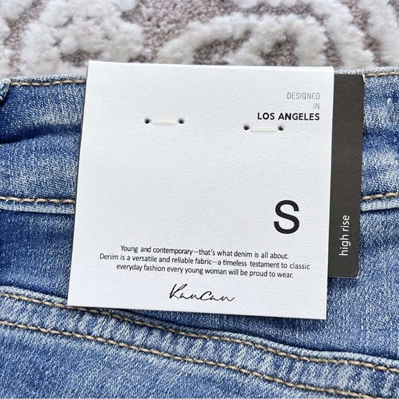 NWT Kancan Evelyn High Rise Denim Shorts - Picture 12 of 13